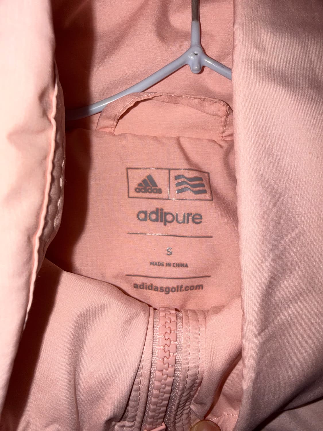 아디다스 아디퓨어 바람막이 핑크 S 상품이미지3