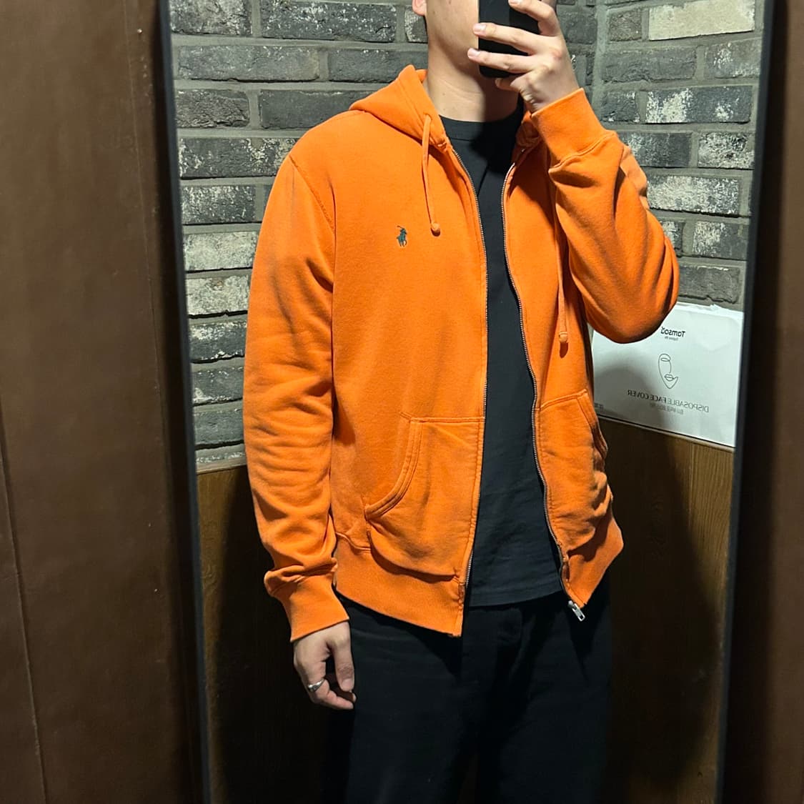 L) 폴로 랄프로렌 주황 오렌지 후드집업 상품이미지9