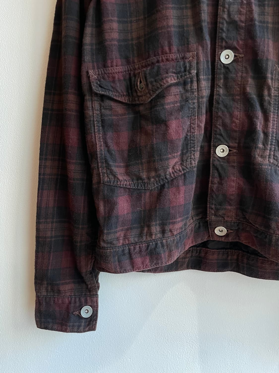 스틸바이핸드 코튼 체크 자켓 상품이미지2