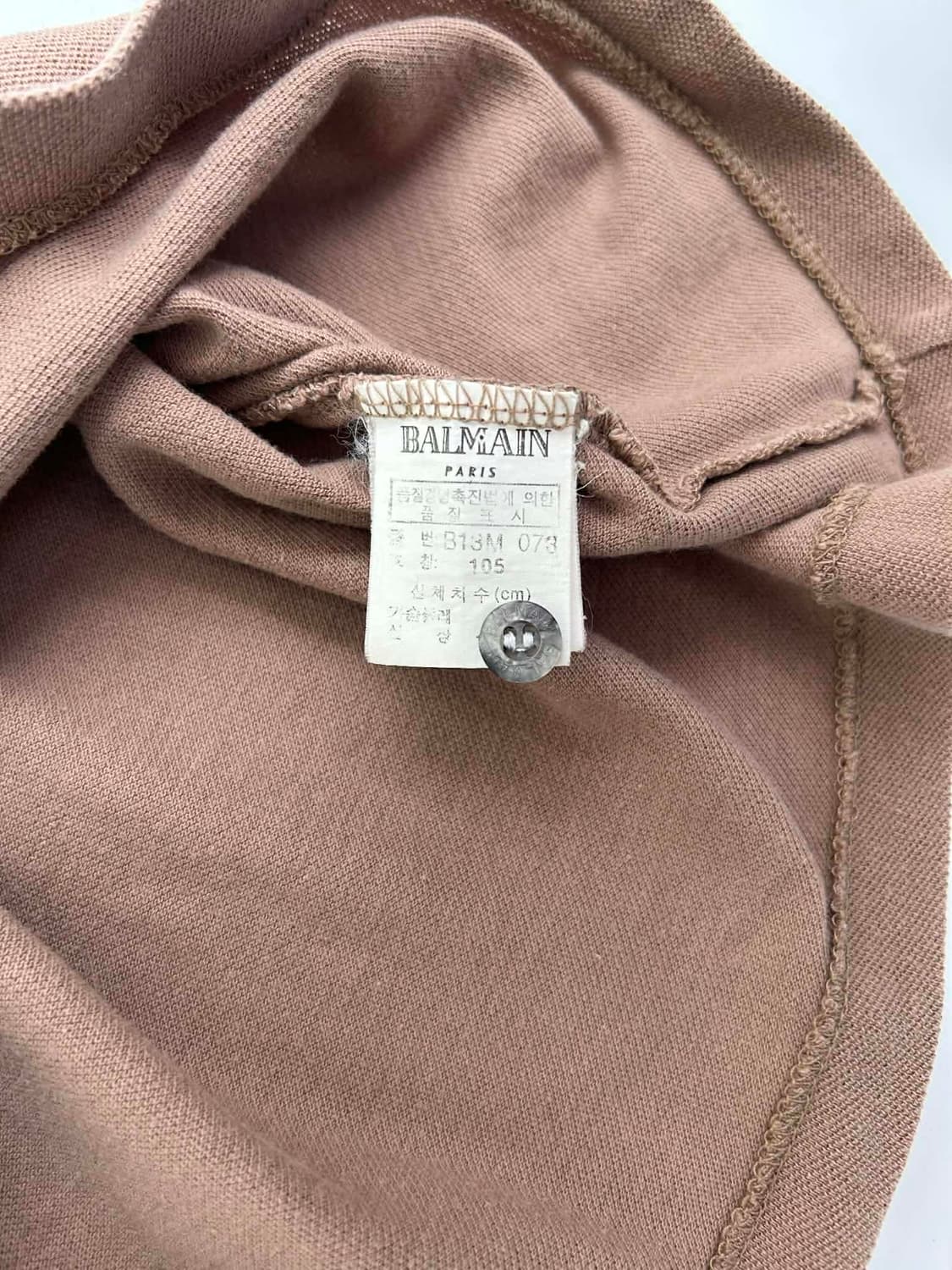 [100] Balmain 발망 콘드라스트 카라넥 럭비셔츠 슬리브 상품이미지6