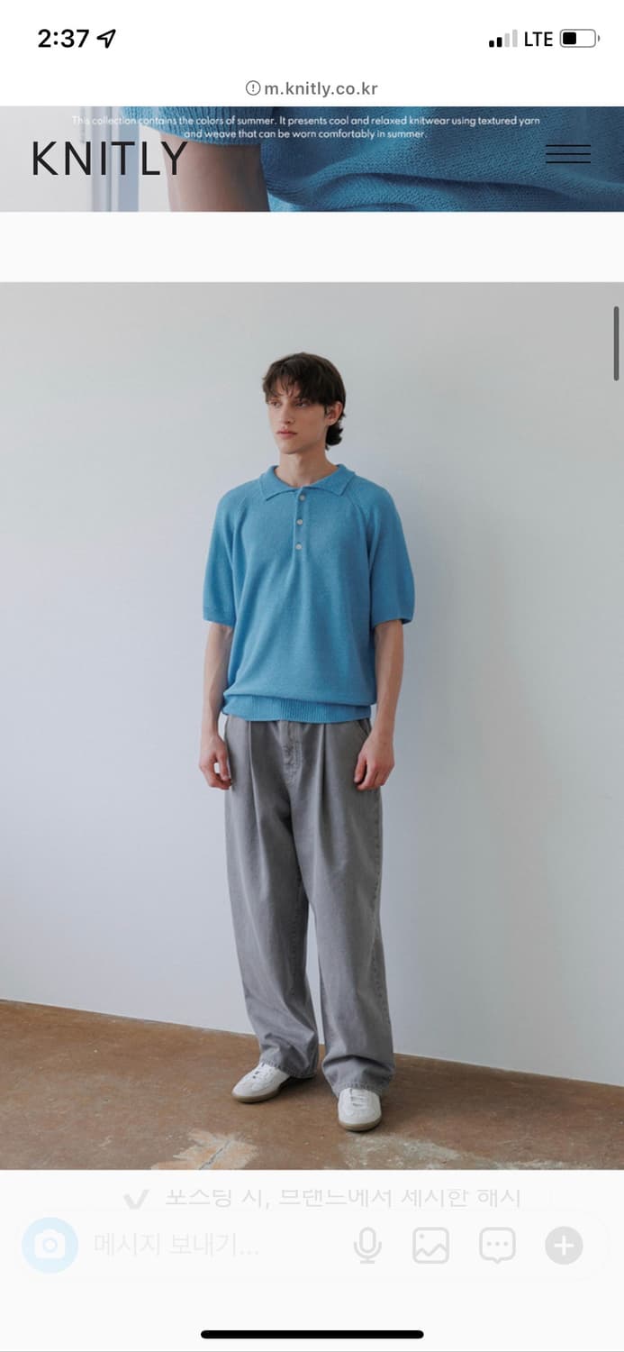 니틀리 린넨 반팔 상품이미지2