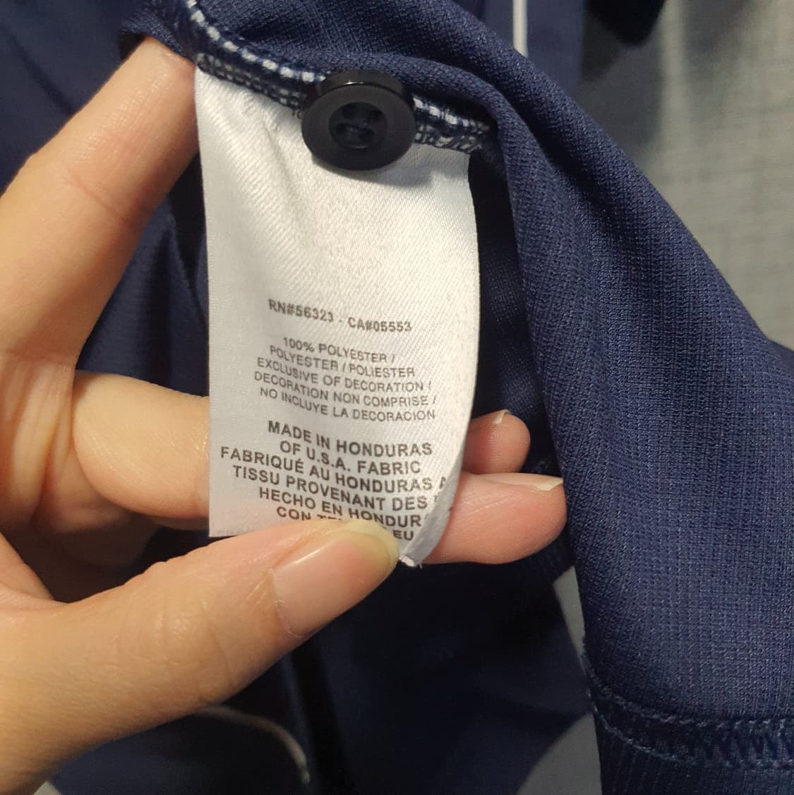 나이키 드라이핏 반팔 카라티 네이비 s 상품이미지5