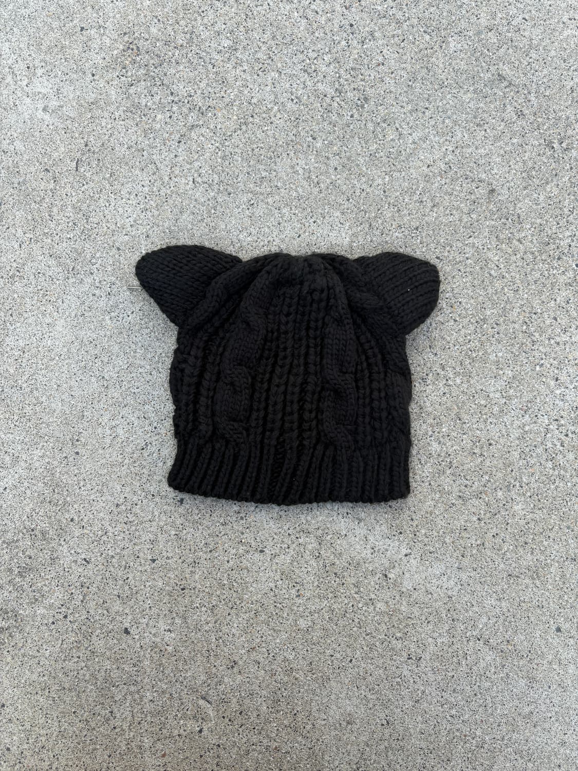 빈티지 캣 이어 펑크 비니 상품이미지4