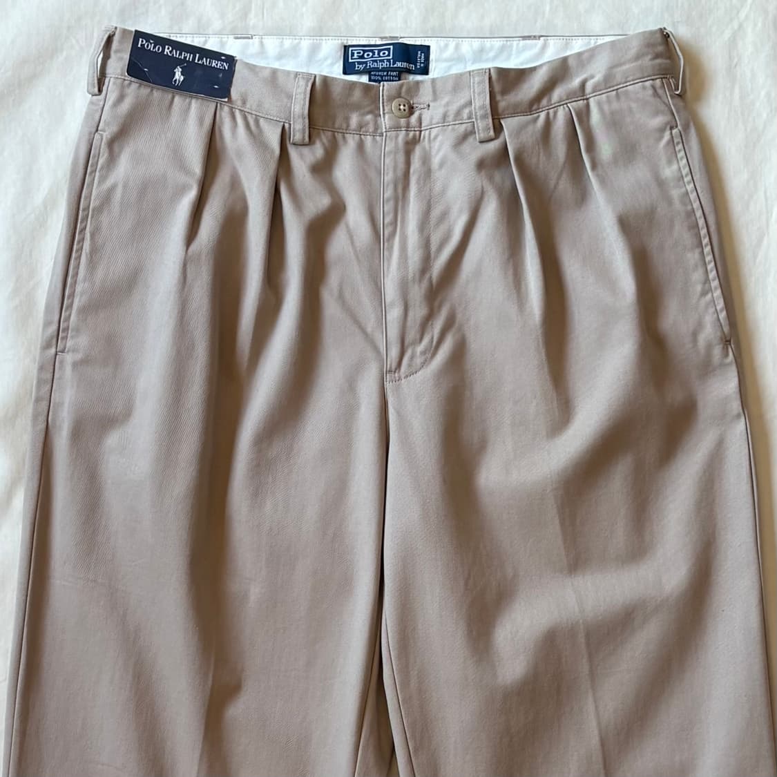 [새제품34] 90s 폴로 랄프로렌 ANDREW 투턱 치노 팬츠 상품이미지2