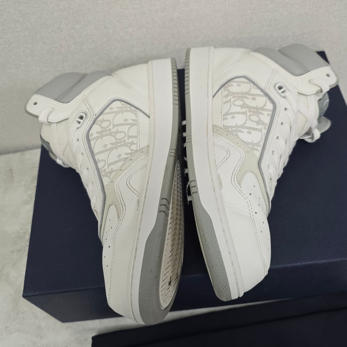 디올 B27 하이탑 스니커즈 신발 44사이즈 280 285 판매 상품이미지3