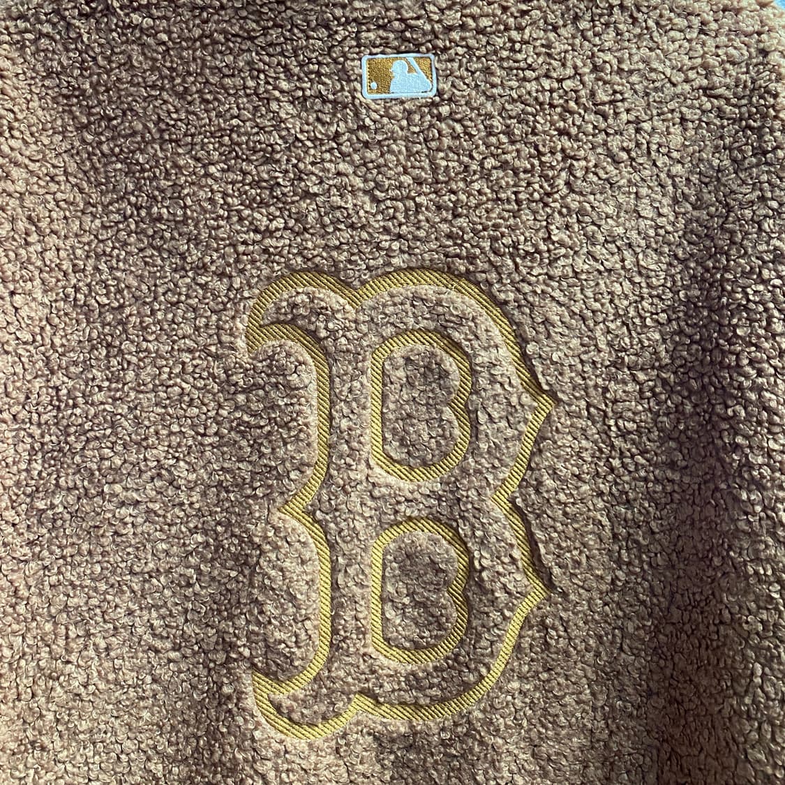 MLB 브라운 플리스 아노락 b3366 상품이미지5