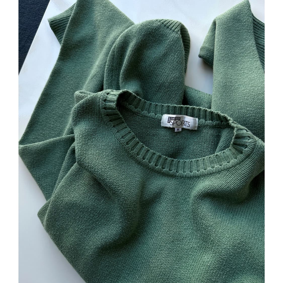 Cotton crewneck knit P/O 상품이미지1