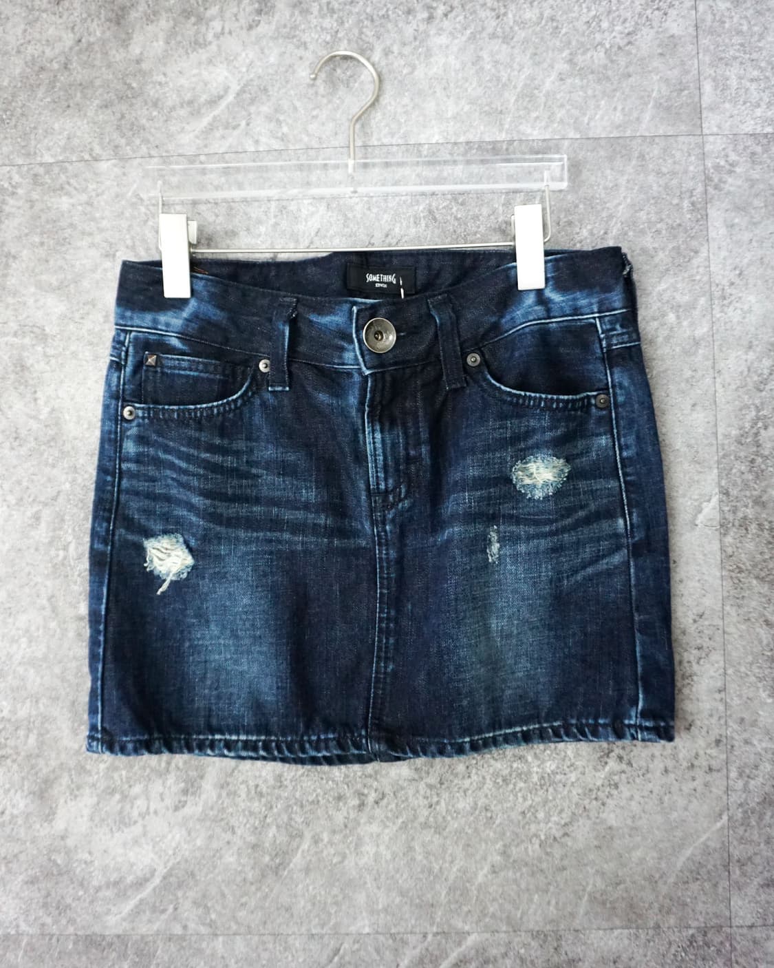 Damage Denim Skirt 상품이미지1