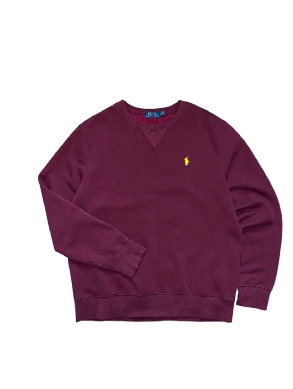 폴로 랄프로렌 버건디 맨투맨 스웻셔츠 상품이미지2