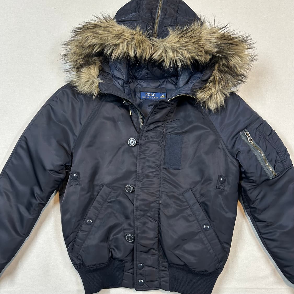 XS) 폴로 랄프로렌 N2B 항공점퍼 플라이트자켓 덕다운 패딩 상품이미지2