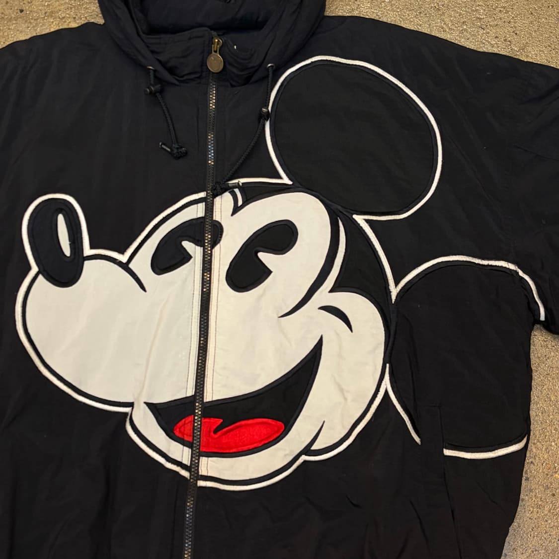 90s 미국 빈티지 스타터 X 미키마우스 콜라보 패딩점퍼 후드패딩 상품이미지5