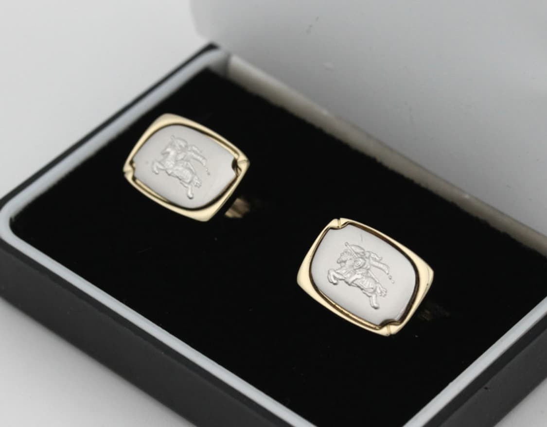 버버리 A-등급 남자 명품 커프스 빈티지 상품이미지1