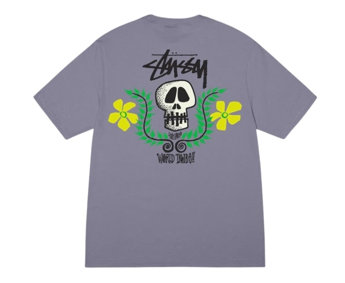 스투시 스컬 크레스트 로고 반팔 티셔츠 XL 정품 상품이미지5