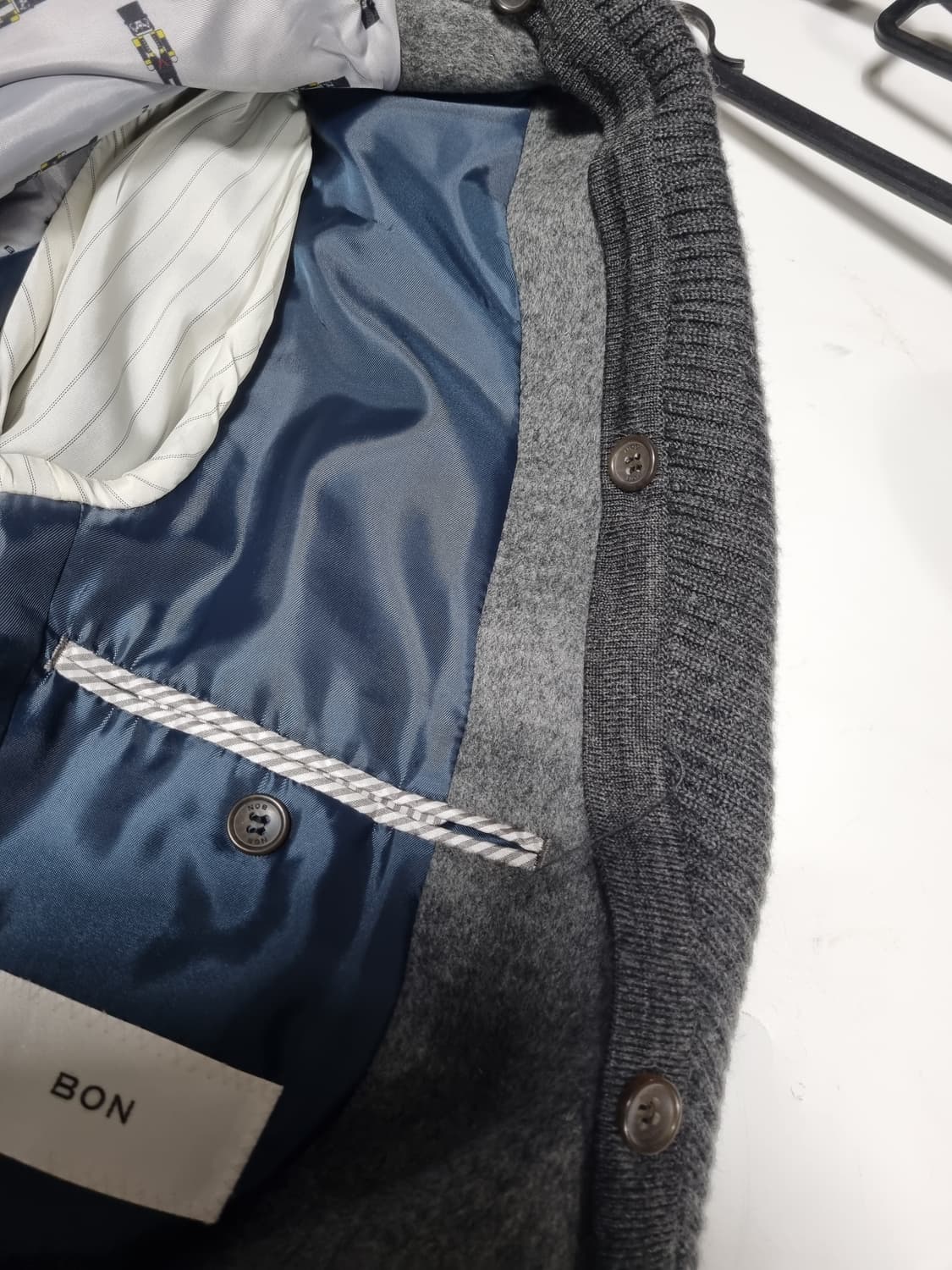 BON 순모 캐시미어 남성코트 95 상품이미지6