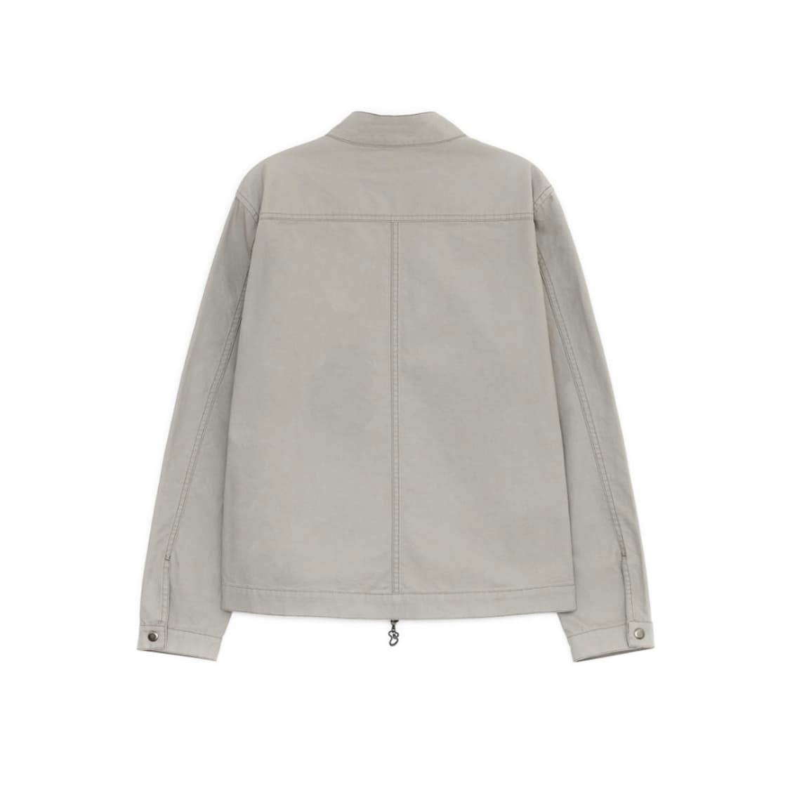 (새상품) 허그유어스킨 라이더 코튼 자켓 그레이 상품이미지2