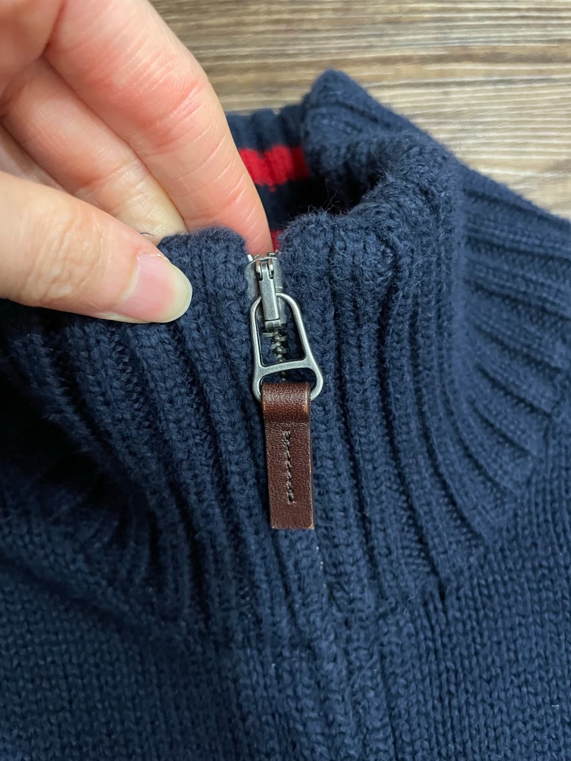 폴로 빅포니 투웨이 코튼 집업 자켓 네이비 상품이미지7