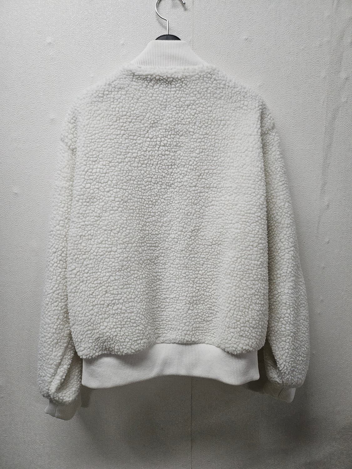 아디다스 후리스 슈퍼스타 트랙탑 양털 뽀글이 쉐르파 자켓 화이트 85 상품이미지2