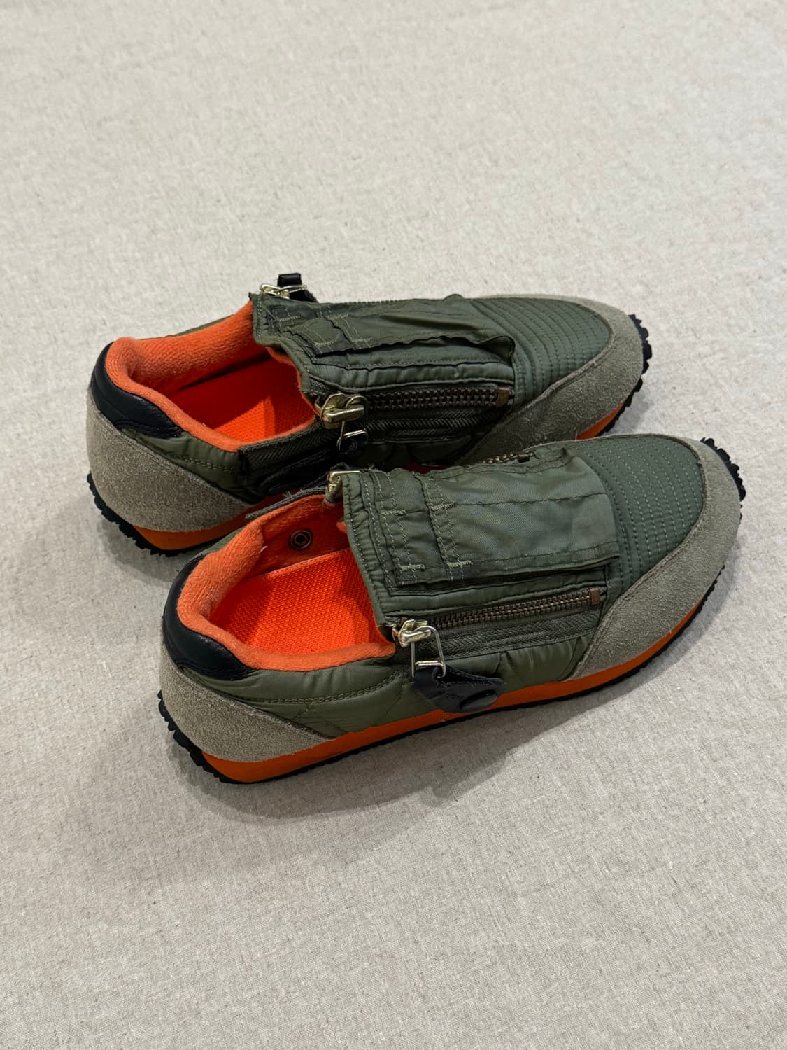 캐피탈 MA-1 카키 스니커즈 상품이미지3