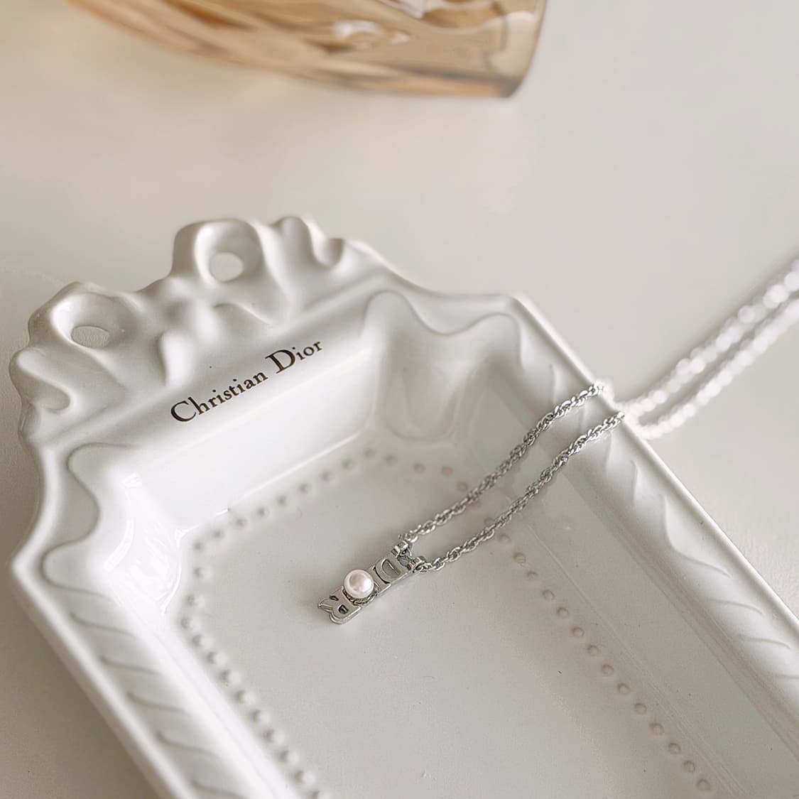 빈티지 디올 진주 목걸이 상품이미지3