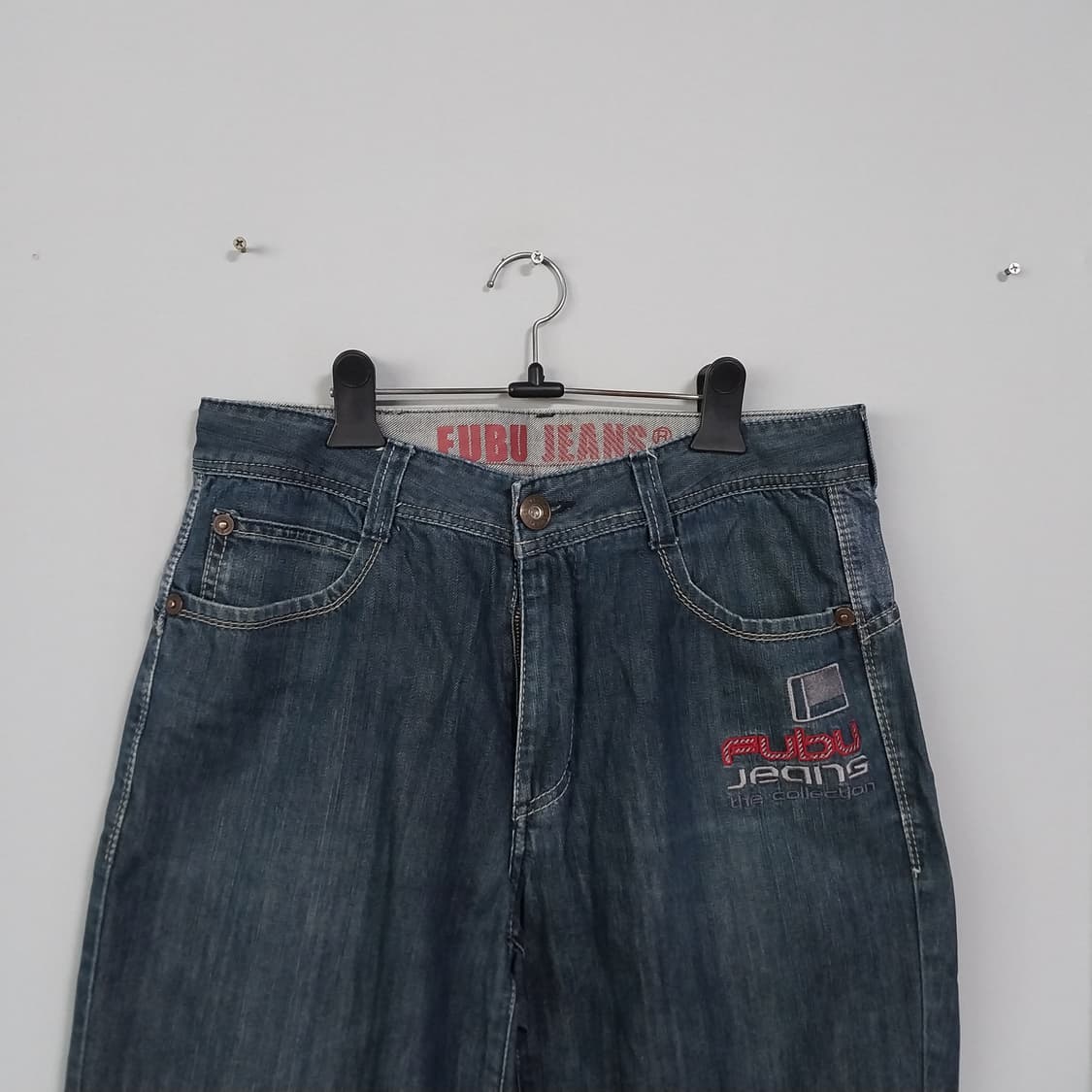 후부 와이드핏 데님 남자32  상품이미지3