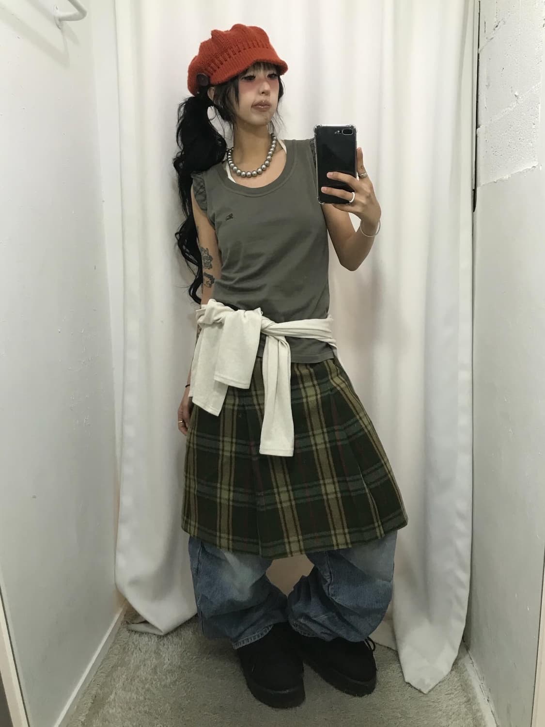 Burberry Khaki Frill Short sleeves 상품이미지4