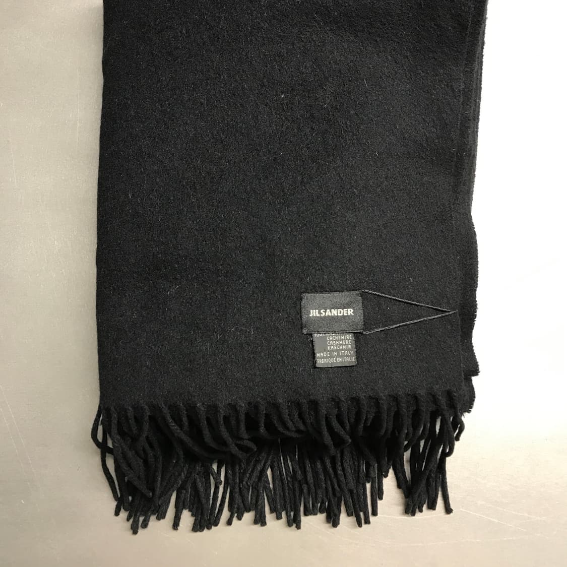 질샌더 머플러 블랙 상품이미지2