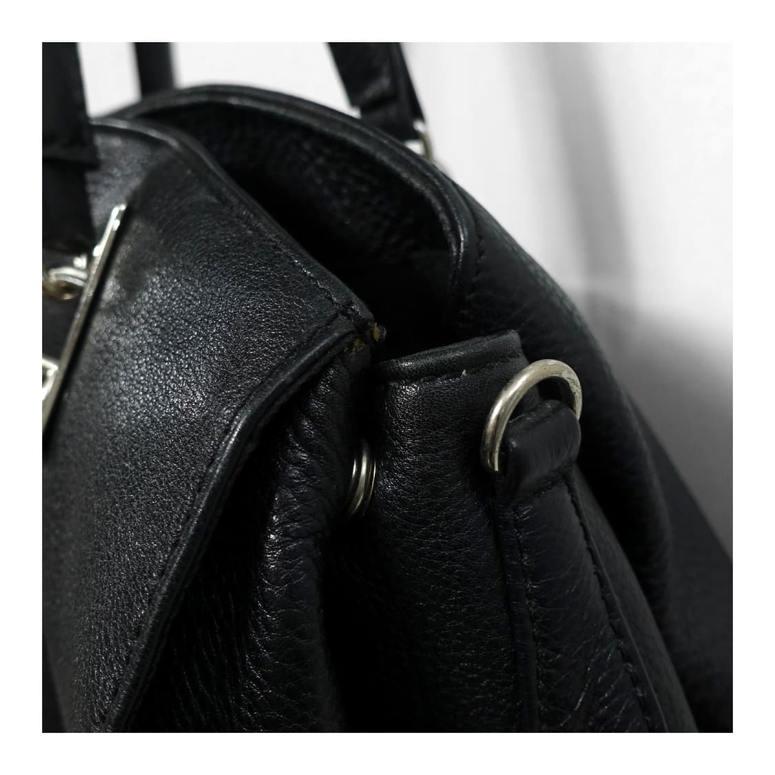 VINTAGE LEATHER 빈티지 카우레더 빅 쇼퍼 숄더백 상품이미지8