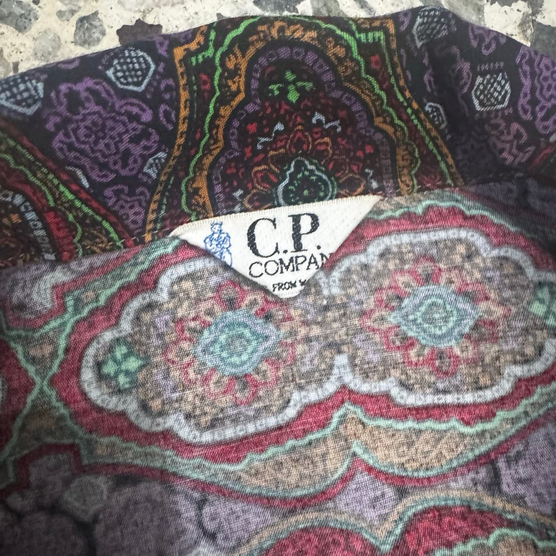 [M-L] 90s CP COMPANY 페이즐리패턴 레이온 셔츠 상품이미지6