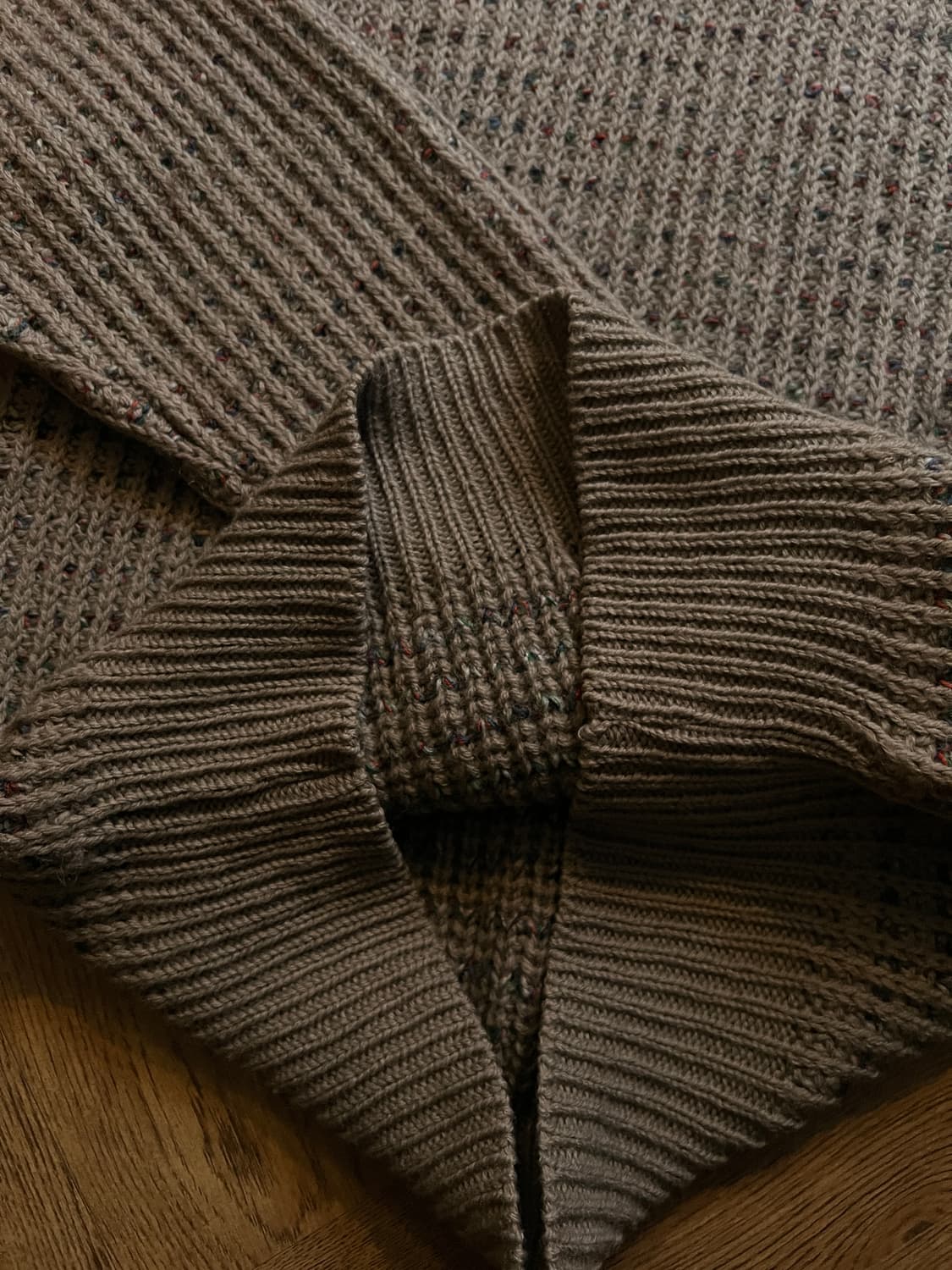 [L]70's 펜들턴 LOBO 퓨어 울 보카시 와플 니트 상품이미지6