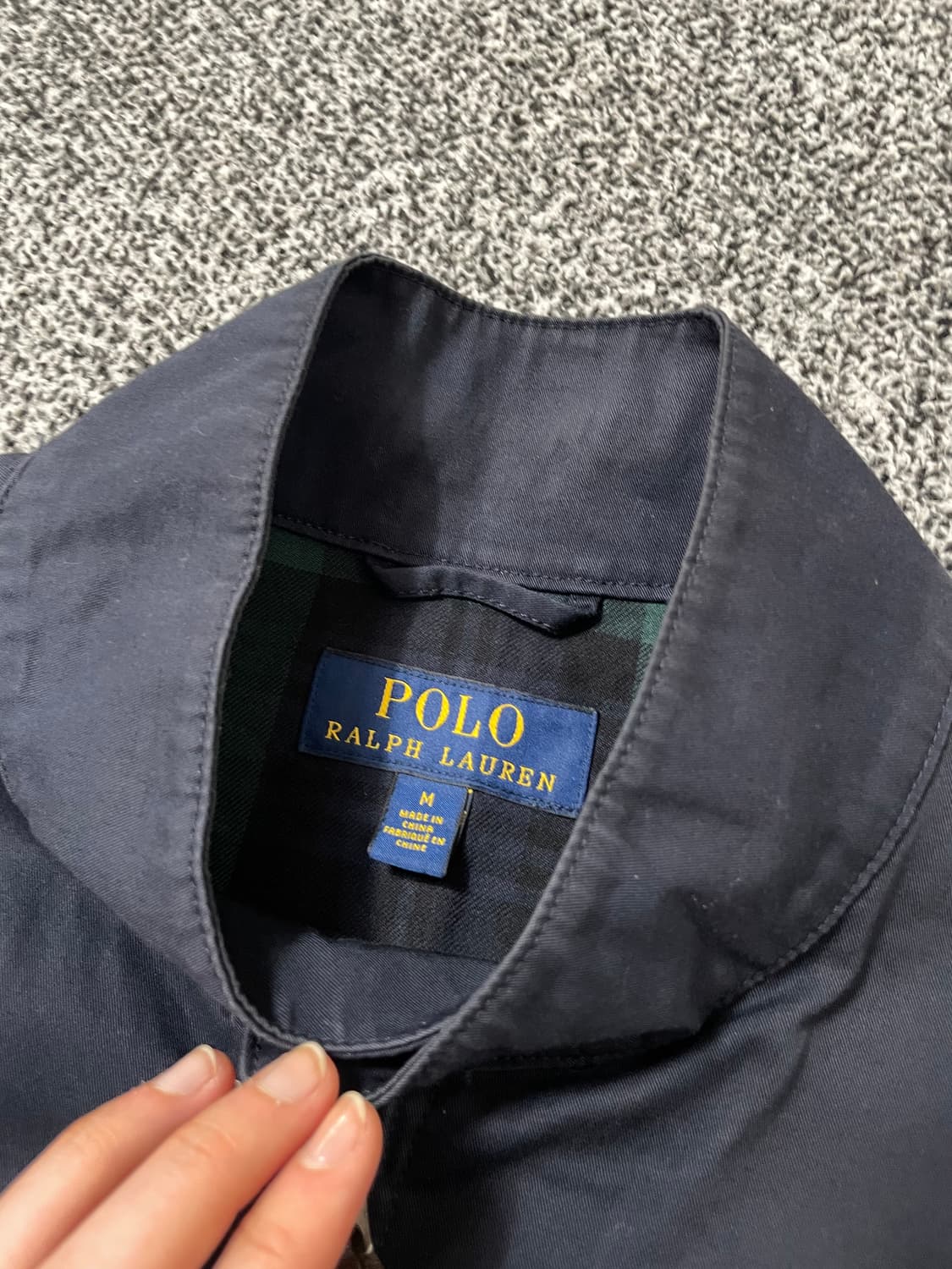 빈티지9. 폴로랄프로렌 바라쿠다 해링턴 코튼 트윌 자켓 상품이미지3