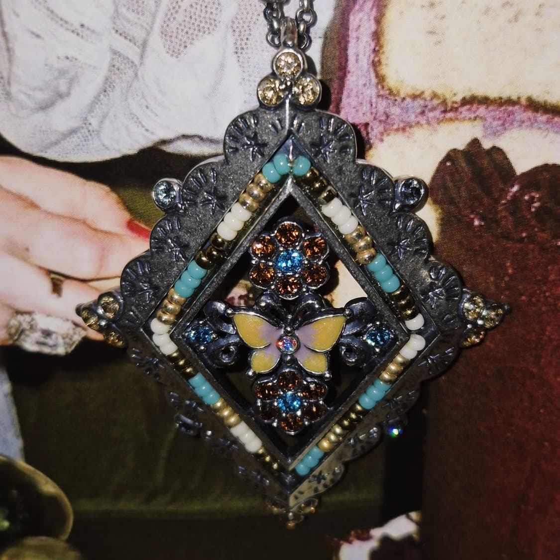 00s 안나수이 보헤미안 빅 다이아 목걸이 상품이미지6