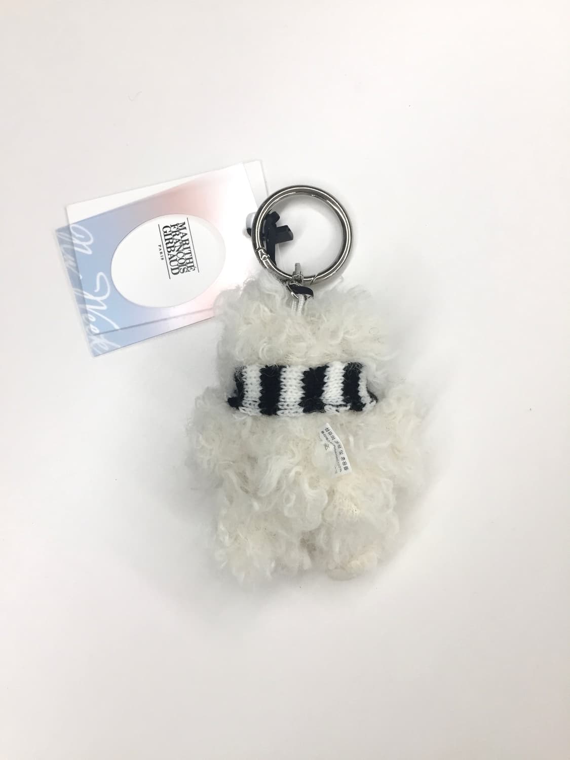 마리떼 프랑소와 저버 곰돌이 키링 화이트 상품이미지2