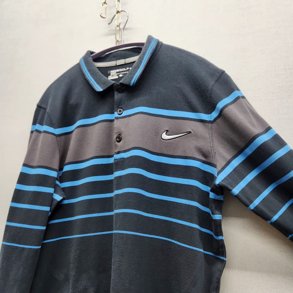 나이키 골프 스트라이프 로고 카라 긴팔티 L(M) 남여공용 상품이미지3