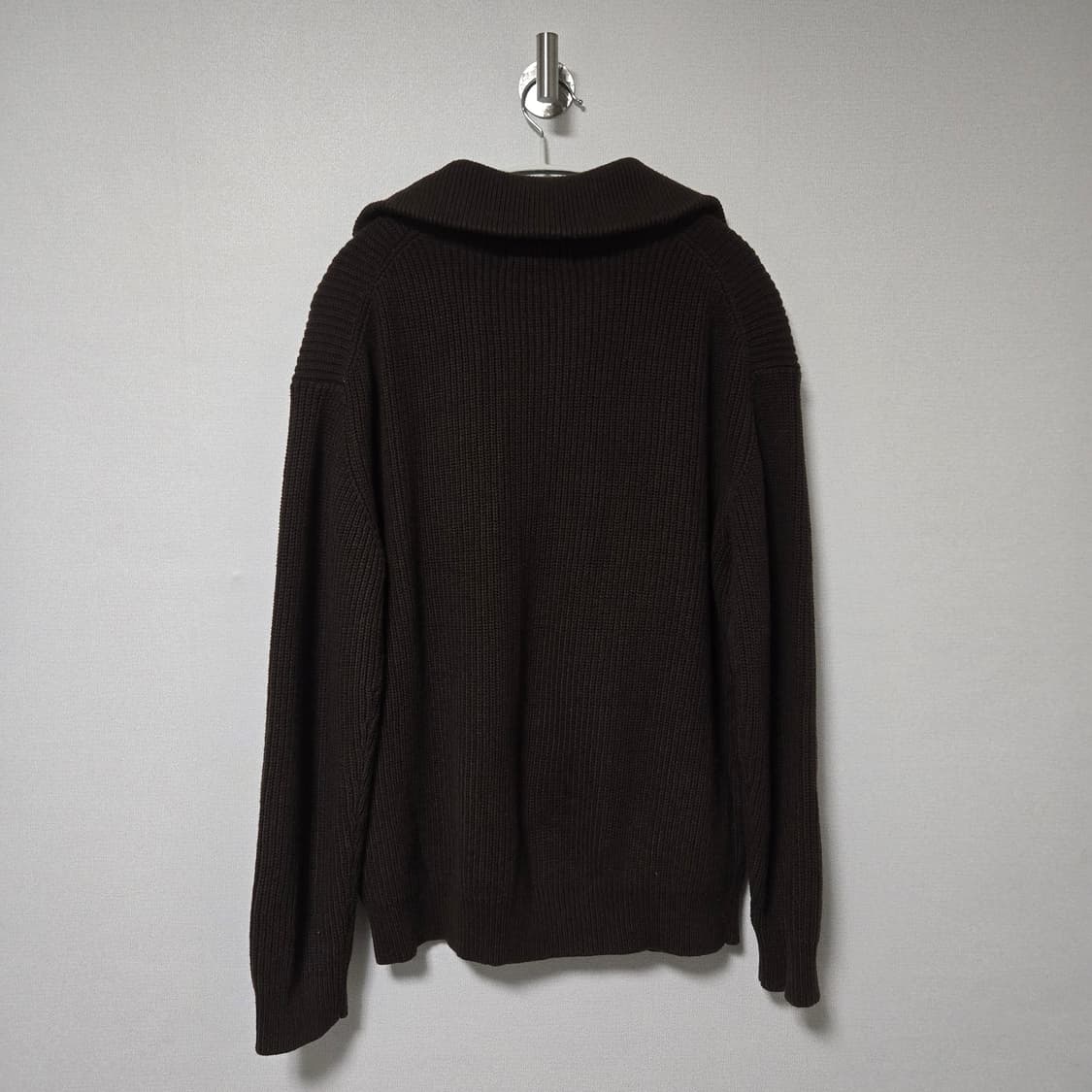 키뮤어 브라운 하프집업 니트 / 남성 니트/ 남자 니트  상품이미지5