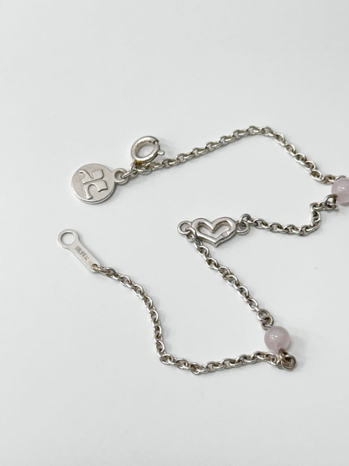 courreges / 꾸레쥬 실버925 하트 펜던트 팔찌  상품이미지3