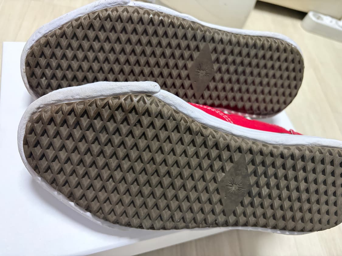 [판매] 메종 미하라 야스히로 피터슨 OG 솔 캔버스 로우 스니커즈 레드 상품이미지7