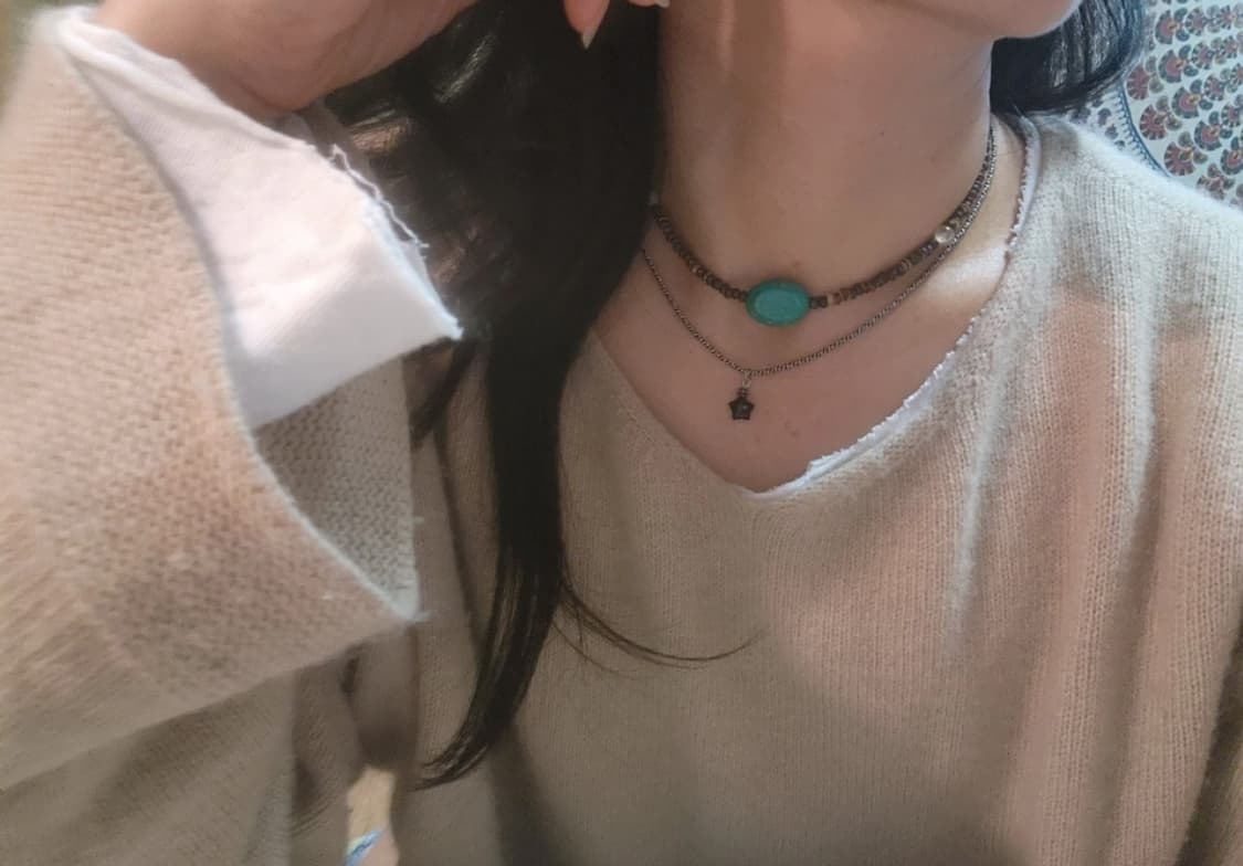 터키석 야자 쵸커 목걸이 상품이미지10