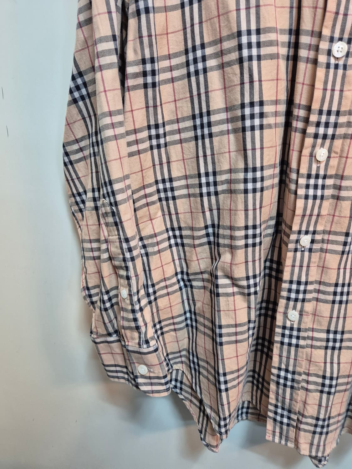 버버리 체크 셔츠 상품이미지5