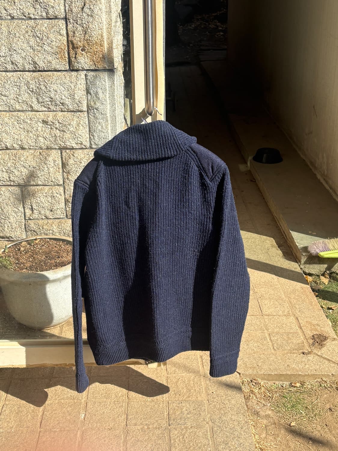 Polo Shawl collar 폴로 숄카라 가디건 상품이미지2