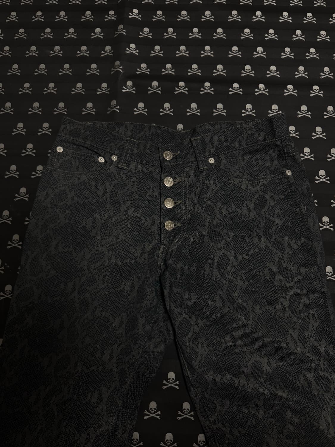 “Tornado Mart” Python flare pants  상품이미지4