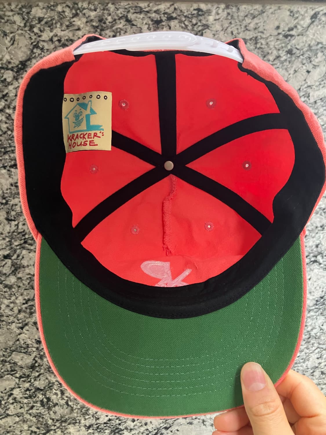 크래커하우스 아뜰리에 6패널캡 캡 모자 볼캡 핑크 상품이미지3