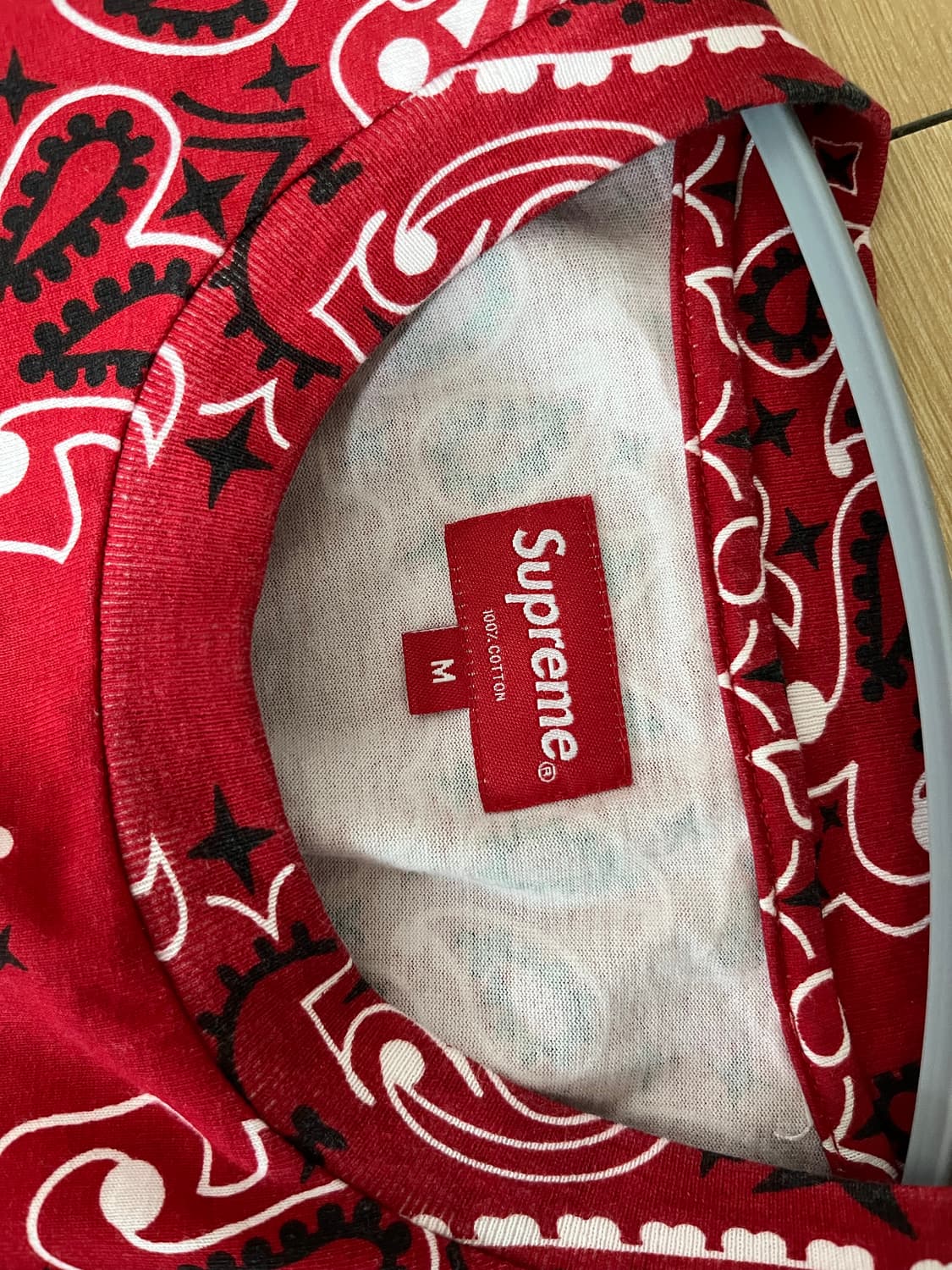 슈프림 페이즐리 반팔 M 상품이미지2