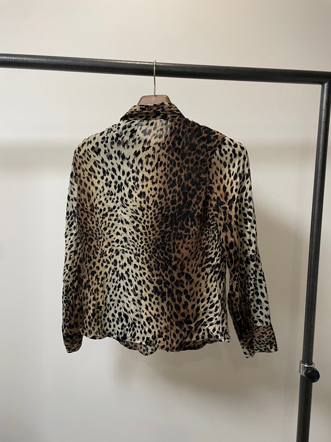90s Moschino Jeans 레오파드 패턴 셔츠 상품이미지3