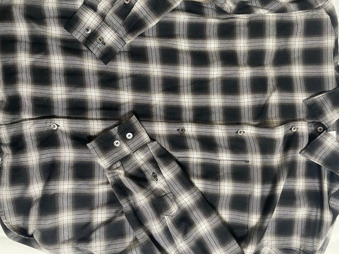 2) 폴리테루 루즈드 체크 셔츠 상품이미지2