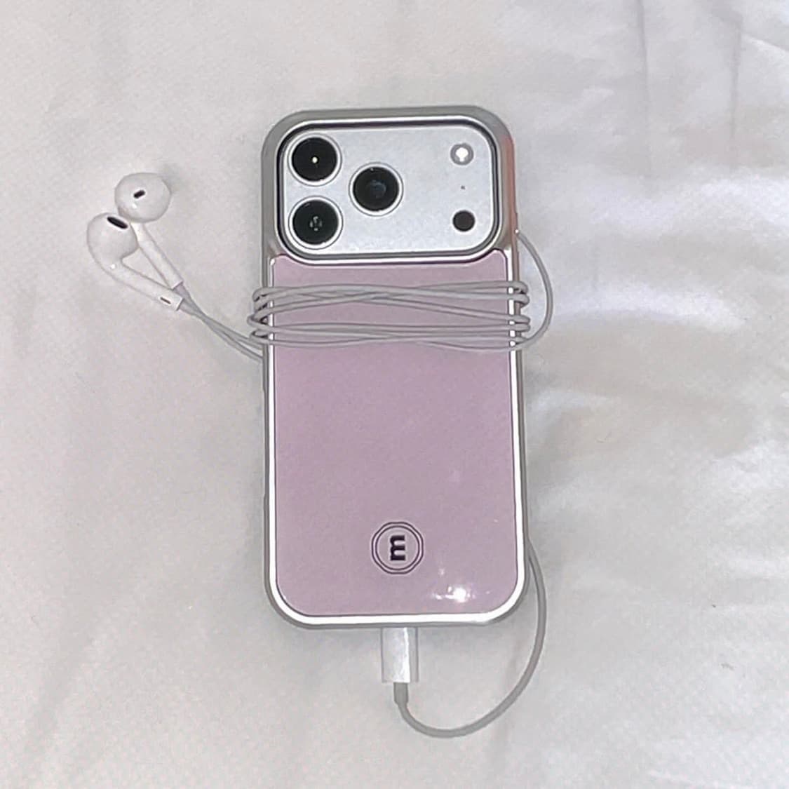 16 pro 미닛뮤트 실버 아이폰 케이스 쉘핑크 16 프로 시눈 타낫 상품이미지1