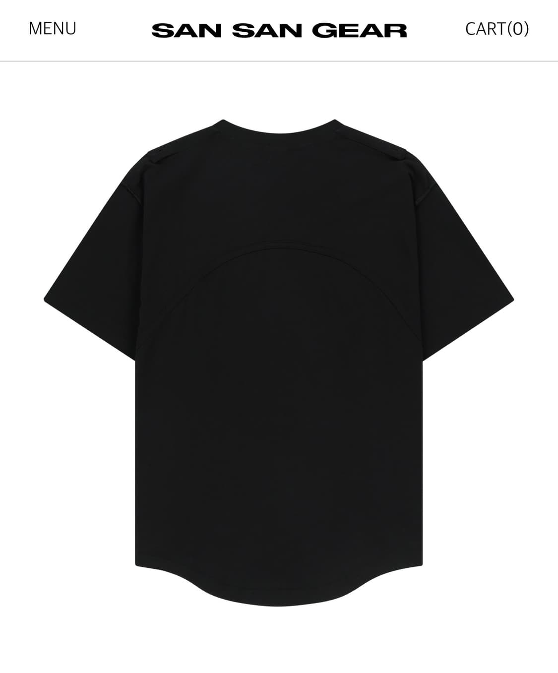 ROLLABLE T-SHIRT [BLACK] 상품이미지5