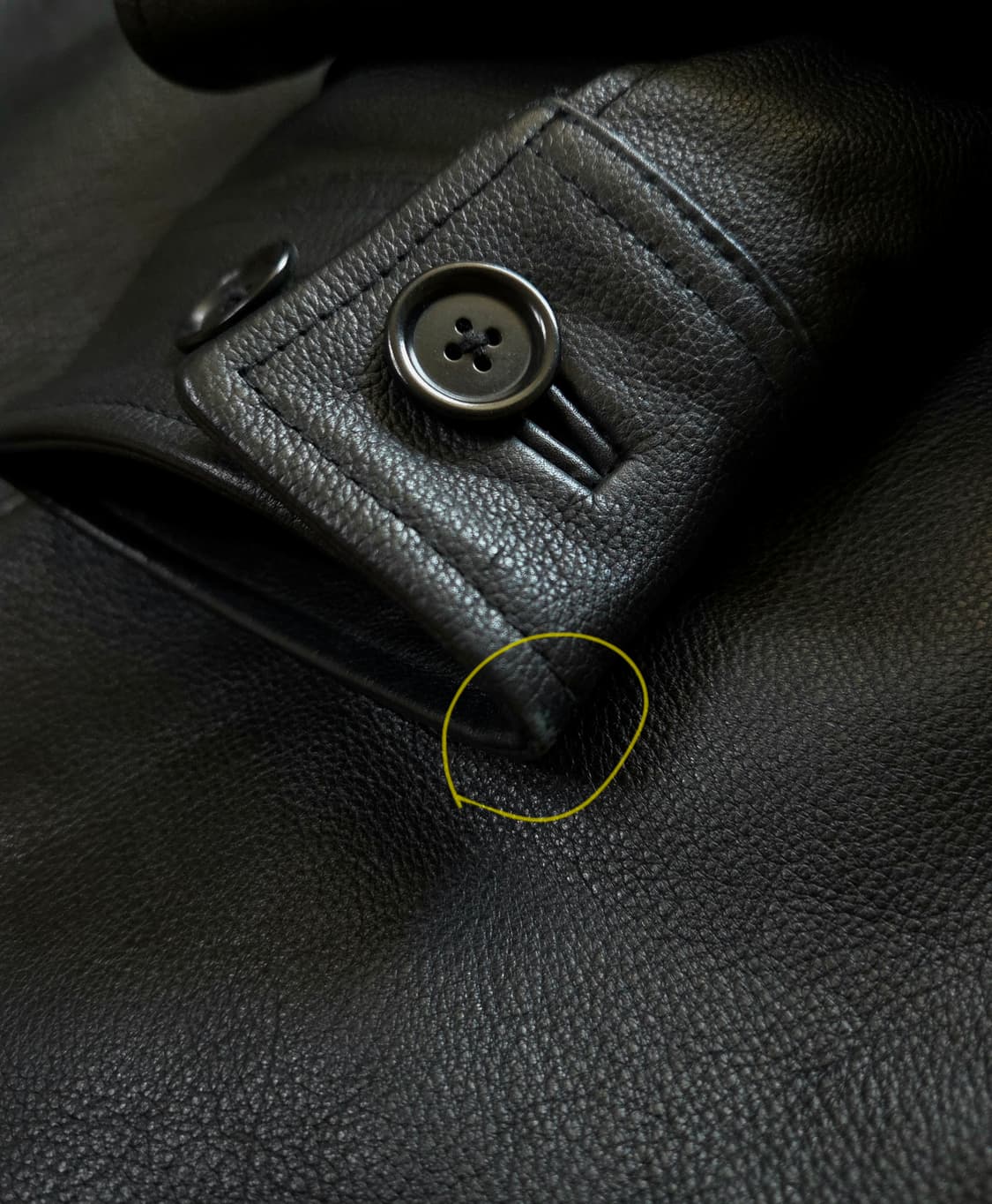 (M) 90s 올드갭 Rare 소가죽 레더 카코트 Old gap 상품이미지6