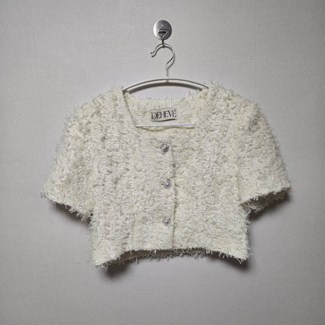 드헤베 스퀘어 넥 트위드 썸머 자켓 / 여성 자켓/ 여자 자켓  상품이미지2