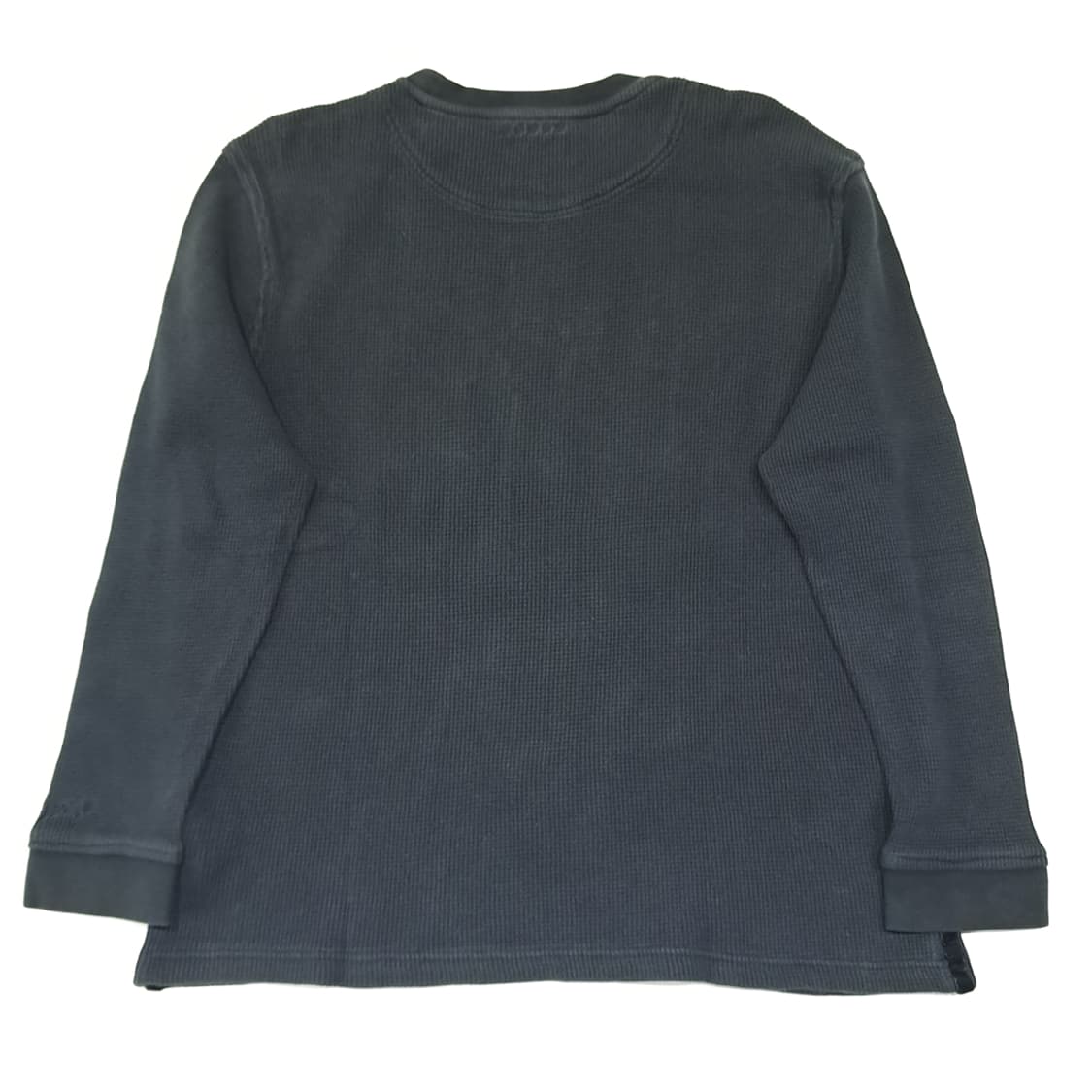 CL321 L 쿠지 00s 코튼 와플벨벳 차콜그레이 니트스웨터 상품이미지6