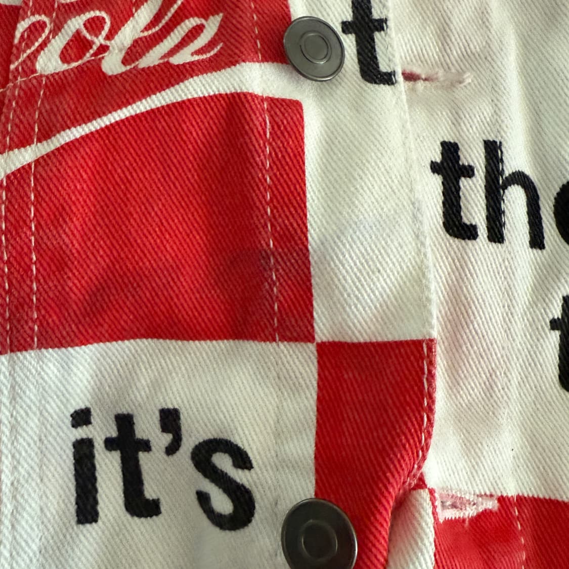 빈티지 코카콜라 데님 트래커 자켓 상태굿 상품이미지6